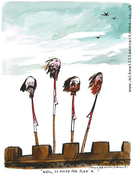 Plan A cartoon by Mike Williams